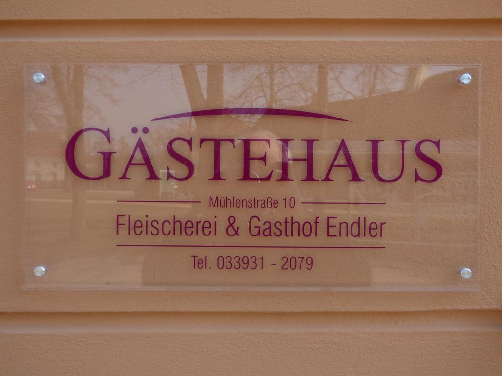 Gasthof & Fleischerei Endler Rheinsberg Værelse billede