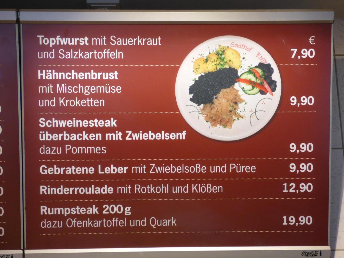 Gasthof & Fleischerei Endler Rheinsberg Eksteriør billede